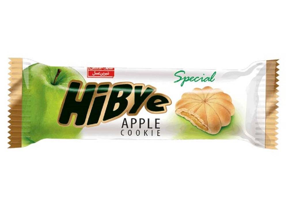 شیرین عسل بیسکوییت های بای با مغزی سیب 60 گرم